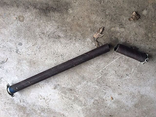 Broken Garage Door Spring Replacement In Jonesboro